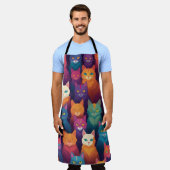 カラフル エプロン (着用した状態)