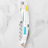 カラフル,カッコいいトレンディー,イラストレーションモダンアート ソムリエナイフ (正面)