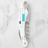 カラフル,カッコいいトレンディー,イラストレーションモダンアート ソムリエナイフ (裏面)