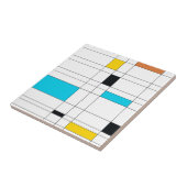 カラフル,カッコいいトレンディー,イラストレーションモダンアート タイル (側面)