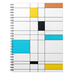 カラフル,カッコいいトレンディー,イラストレーションモダンアート ノートブック