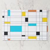 カラフル,カッコいいトレンディー,イラストレーションモダンアート ペーパーパッド (正面)