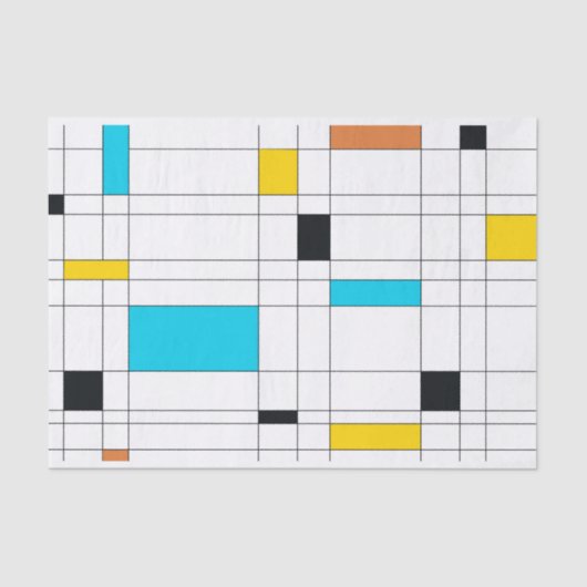 カラフル,カッコいいトレンディー,イラストレーションモダンアート 薄葉紙 (正面)