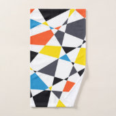 カラフル,カッコいいトレンディー,ジオメトモダンリ形状 ハンドタオル (ハンドタオル)