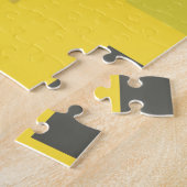 カラフル,カッコいいトレンディー，都市幾何学図形アート ジグソーパズル (側面)