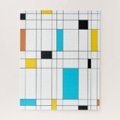 カラフル、カッコいい、トレンディー、モダンなイラストレーションの芸術 ジグソーパズル (縦)