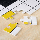 カラフル、カッコいい、トレンディー、モダンなイラストレーションの芸術 ジグソーパズル (側面)