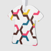 カラフル, カッコいい,モダントレンディーの矢印の形 オーナメント (正面)