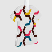 カラフル, カッコいい,モダントレンディーの矢印の形 オーナメント (正面)