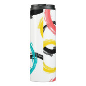 カラフル,,,カッコいい,モダントレンディーブラシのストローク円 タンブラー (裏面)