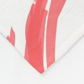 カラフル,,,カッコいい,モダントレンディーブラシのストローク円 フリースブランケット (角)