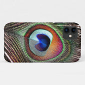 カラフル カッパー(銅色)クジャクの羽根 Case-Mate iPhoneケース (裏面(横))
