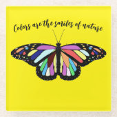 カラフル ガラスコースター (正面)