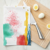 カラフル キッチンタオル (四つ折り)