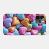 カラフル キャンディ ラブ ハート Case-Mate iPhoneケース (裏面(横))