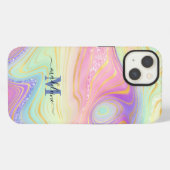 カラフル ギター 大理石 アゲート Case-Mate iPhoneケース (裏面横)