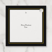 カラフル |クリスマスツリー |フェスティバル休日 フェイバータグ (裏面)