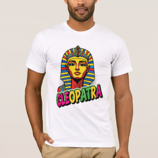 カラフル クレオパトラ Tシャツ | エジプトの古代女王