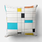 カラフル,クールトレンディー,モダンイラストレーションアート クッション (裏面)