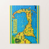 カラフル ケープコッド 11x14 ジグソーパズル (縦)