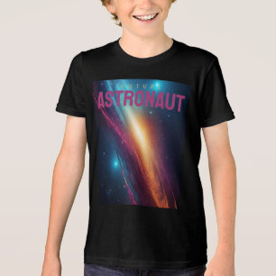 カラフル コズミック ギャラクシー グロー スペース ネビュラ トライブレンドTシャツ