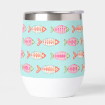 カラフル コースト サマー フィッシュ パターン