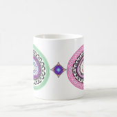 カラフル コーヒーマグカップ (中央)