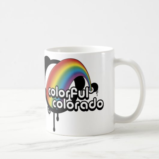 カラフル。 コーヒーマグカップ (右)