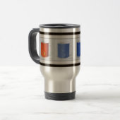 カラフル コーヒーマグ 額入り トラベルマグ (正面左)