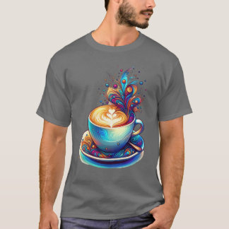 カラフル コーヒー ギフト Tシャツ