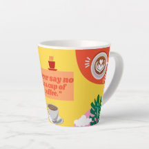 カラフル コーヒー ラバー ラテ マグ|キュート コーヒー ギフト