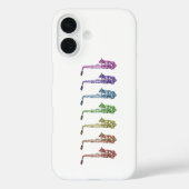 カラフル サックス レインボー Case-Mate iPhoneケース (裏面)