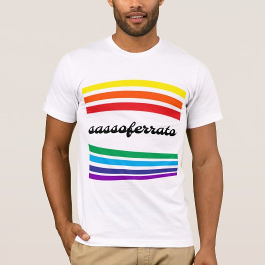 カラフル サッソフェラート Tシャツ (正面)