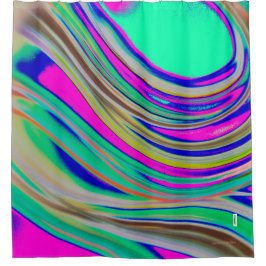 カラフル シャワーカーテン