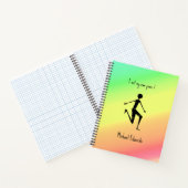 カラフル、シルエ素晴らしットアスリート ノートブック (内部)