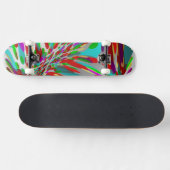 カラフル、シルバースケートボード スケートボード (横)