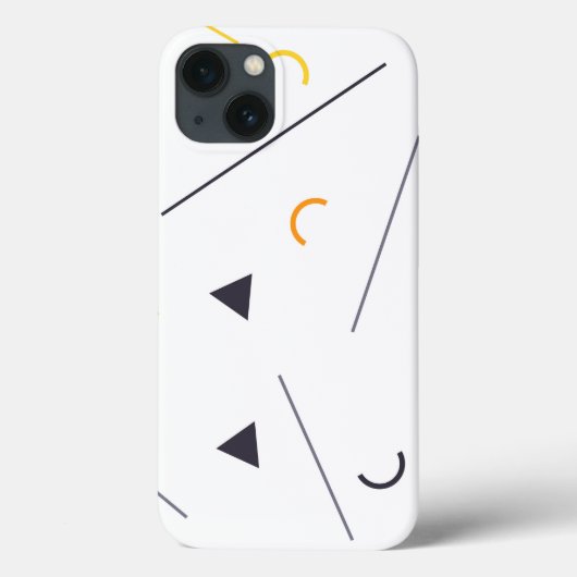 カラフル,シンプルトレンディー,都市の幾何学的デザイン Case-Mate iPhoneケース (裏面)