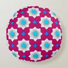 カラフル，ジオメトクールリ， モダン,トレンディーグラフィック ラウンドクッション