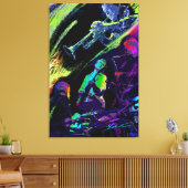 カラフル・ジャズ キャンバスプリント (インサイチュ (リビング))
