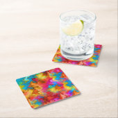 カラフル スクエアペーパーコースター (インサイチュ)