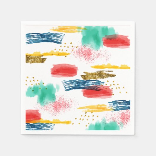 カラフル スタンダードカクテルナプキン (正面)