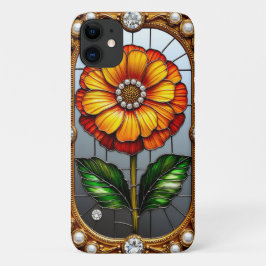カラフル ステンドグラス フラワー iPhone 11 ケース