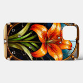 カラフル ステンドグラス フラワー Case-Mate iPhoneケース (裏面 (横))