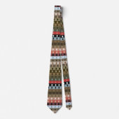 カラフル ストライプ トライバル ネクタイ (正面)
