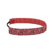 カラフル スパークリング ファンシー ハート 赤 ピンク アスレチックヘッドバンド (左)