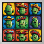 カラフル スマイリング きいときょく ハッピー壁画 こども部屋 ポスター (正面)