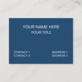 カラフル チェッカーボード 名刺 (裏面)