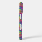 カラフル チェッカー 抽象パターン Case-Mate iPhoneケース (裏面 / 右)