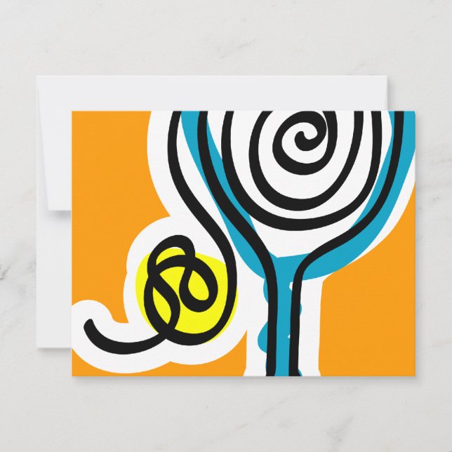 カラフル テニス スパイラル ロープ (正面)