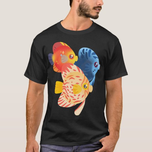 カラフル ディスカス Tシャツ (正面)
